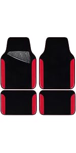 CAR PASS Universal Faux-Leather Car Seat Cover Sport Full Set — image 11