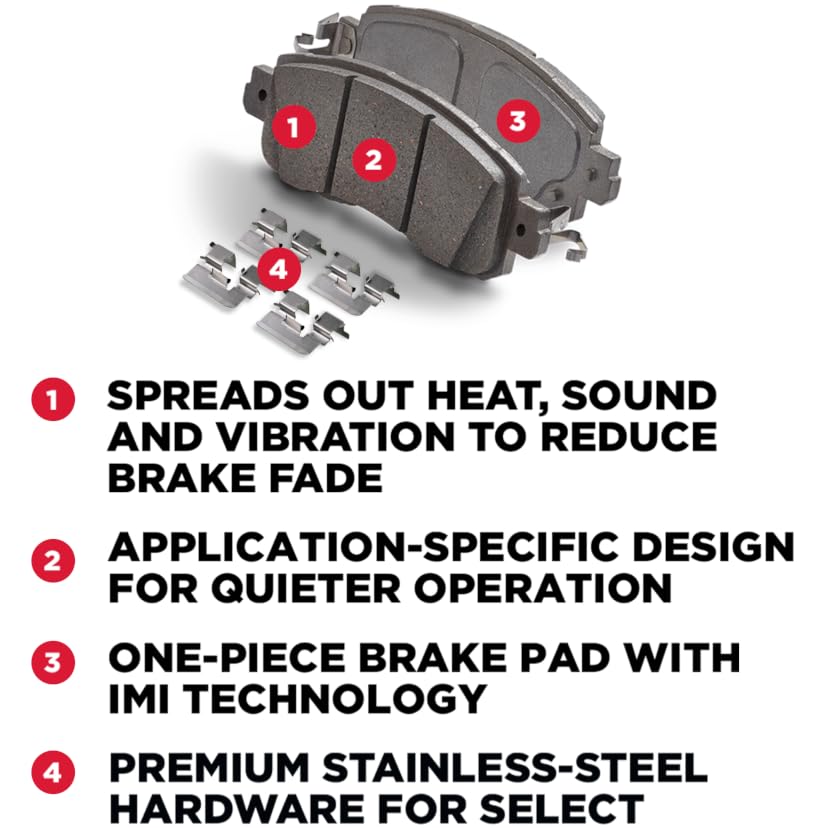 Wagner ThermoQuiet QC465A Ceramic Disc Brake Pad Set — image 2
