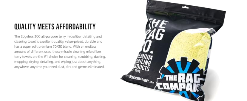 The Rag Company Edgeless 300 GSM Microfiber Towel — image 3