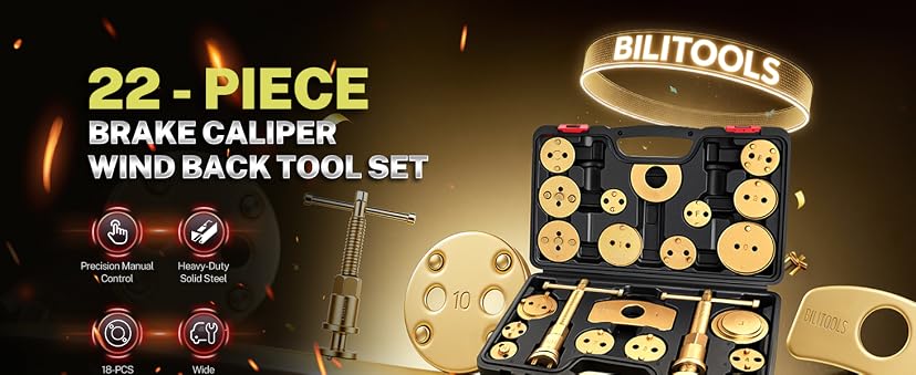BILITOOLS Brake Caliper Compression Tool, 22-Piece — image 1