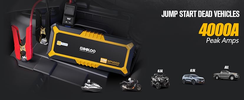 GOOLOO GP4000 Jump Starter — image 10