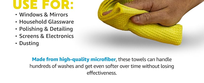 The Rag Company Standard Waffle-Weave Glass Towel — image 12