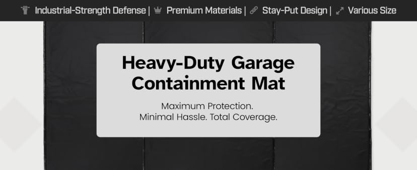 AutoFloorGuard Heavy-Duty Containment Mat (Mid-Size, 7'9" x 18') — image 9