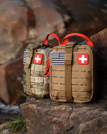 Everlit 250 Pieces Survival First Aid Kit IFAK EMT Molle Pouch — image 4
