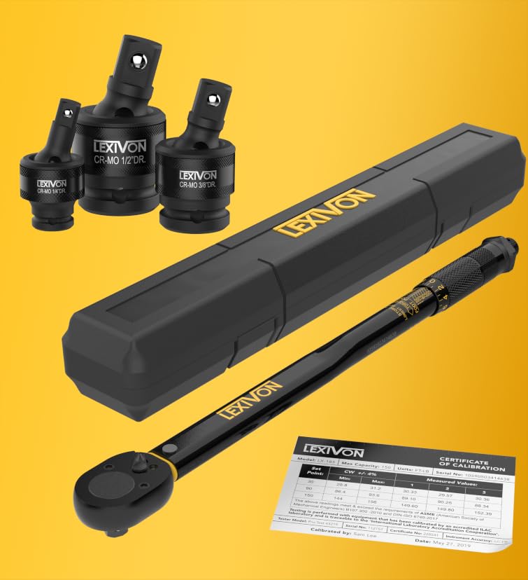LEXIVON LX-183 1/2-Inch Drive Click Torque Wrench (10-150 ft-lbs) — image 9