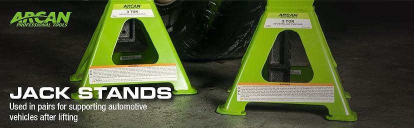 ARCAN ALJS3 3-Ton Ratcheting Jack Stands (Pair) — image 1