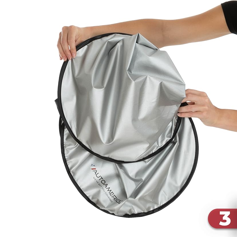 Autoamerics 2-Piece Windshield Sun Shade — image 6