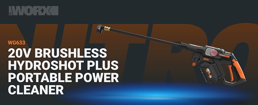 WORX Hydroshot Nitro WG633 Cordless Portable Pressure Washer — image 1