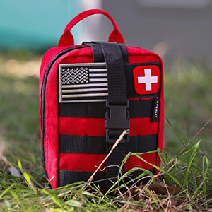 Everlit 250 Pieces Survival First Aid Kit IFAK EMT Molle Pouch — image 11