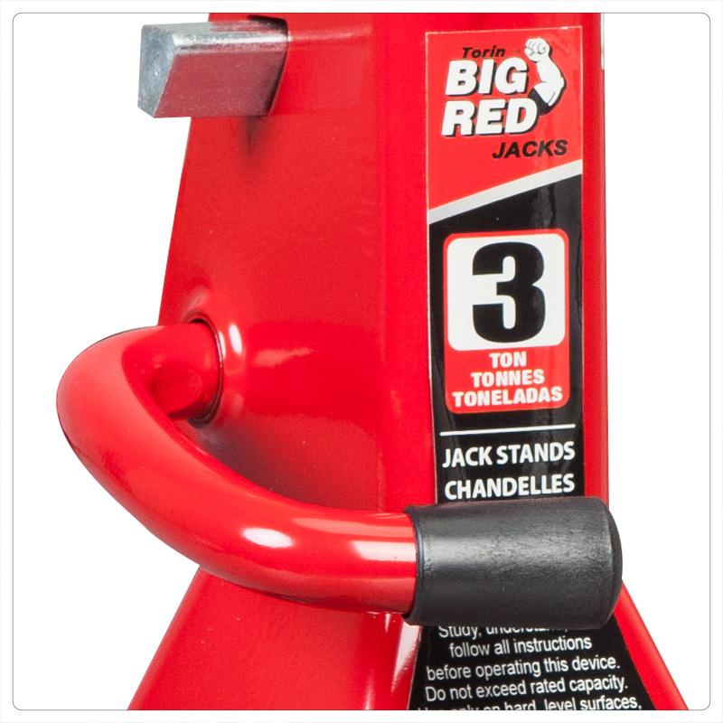 Torin (BIG RED) BIG RED T43002A 3-Ton Double Locking Jack Stands — image 4