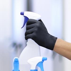 Microflex MidKnight MK-296 Black Nitrile Gloves — image 6
