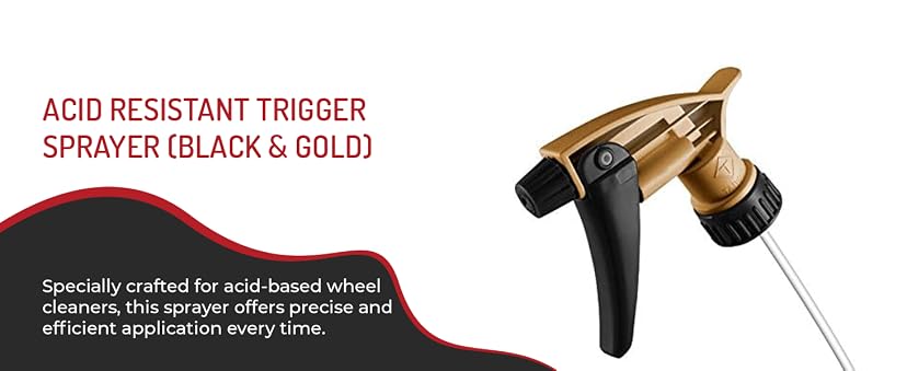 Discount Car Care Products 320ARS Black & Gold Acid Resistant Trigger Sprayer (6-Pack) — image 12
