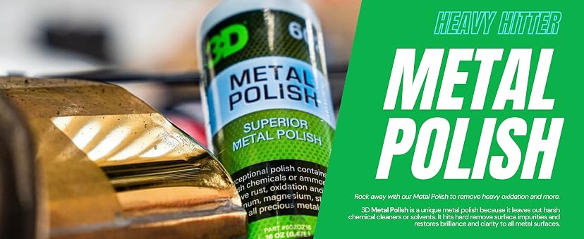 3D Car Care 3D Metal Polish · Heavy Duty Car Metal Polish for All Metals — image 11