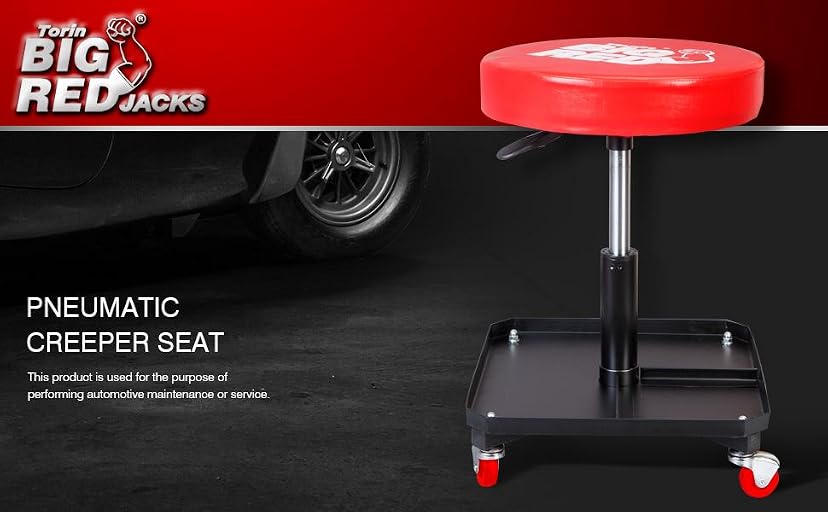 BIG RED TR6350 Rolling Pneumatic Creeper Seat — image 1