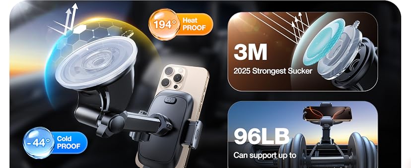 TORRAS Ultra-Durable Car Phone Holder Mount — image 8