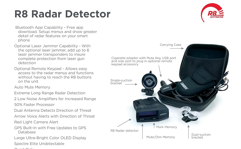 Uniden R8 Extreme Long-Range Radar/Laser Detector — image 5