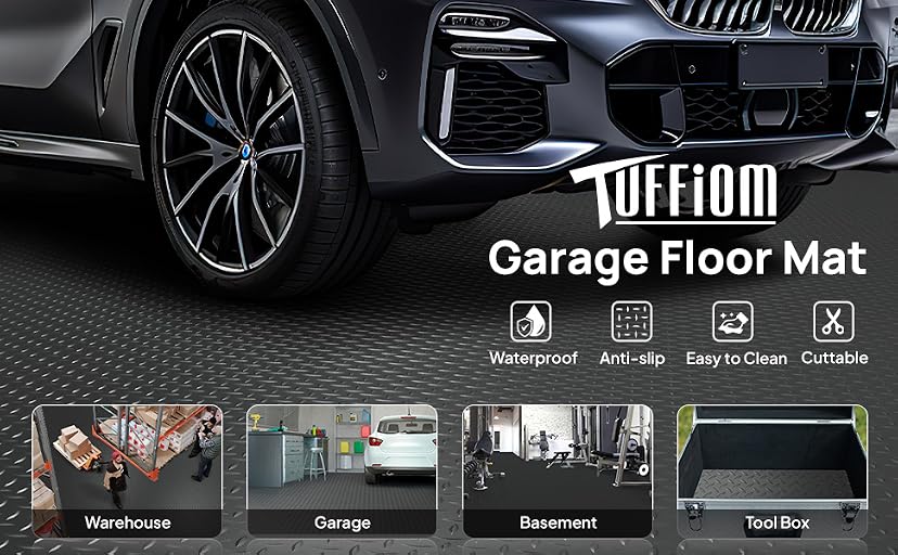TUFFIOM 7.5 x 17 FT Garage Floor Mat — image 7