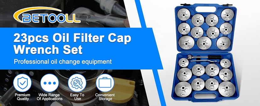 BETOOLL HW0103 23-Piece Oil Filter Wrench Set — image 1