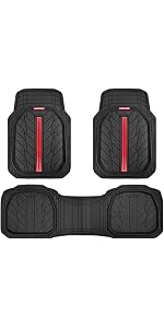 CAR PASS Universal Faux-Leather Car Seat Cover Sport Full Set — image 12