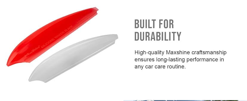 Maxshine Silicone Water Blade (Transparent) — image 4