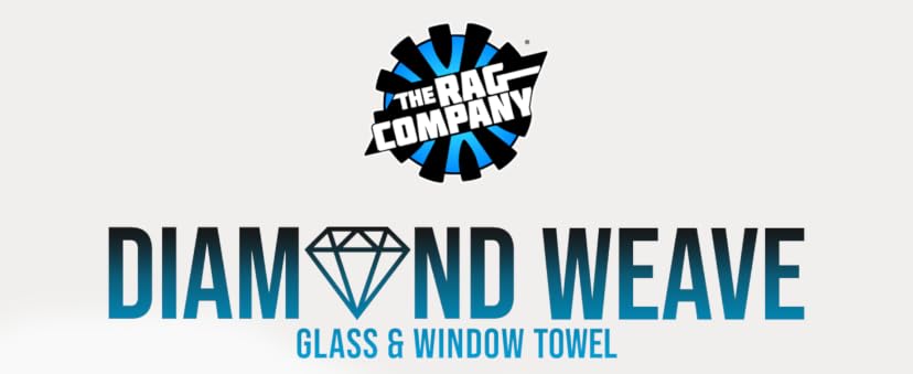 The Rag Company Diamond Weave Glass & Window Towel — image 1