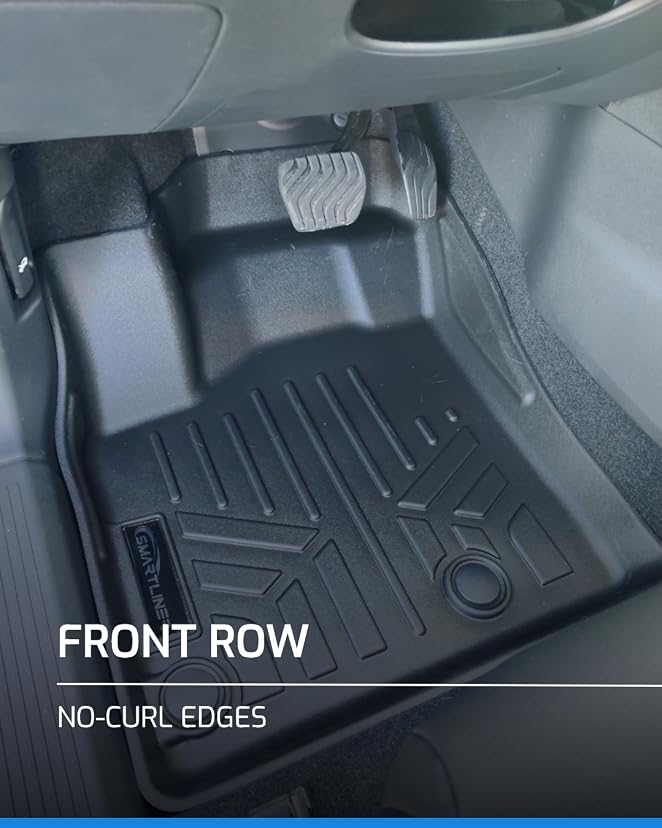 SMARTLINER All Weather Custom Fit Floor Mats 2 Row Liner Set for 2019-2025 Toyota RAV4 — image 3