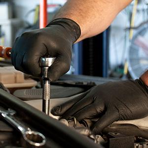 Microflex MidKnight MK-296 Black Nitrile Gloves — image 4