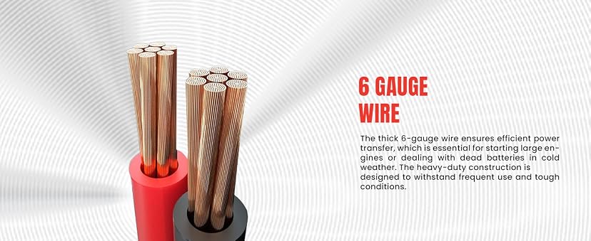 Energizer Jumper Cables 6-Gauge 16 Feet — image 10