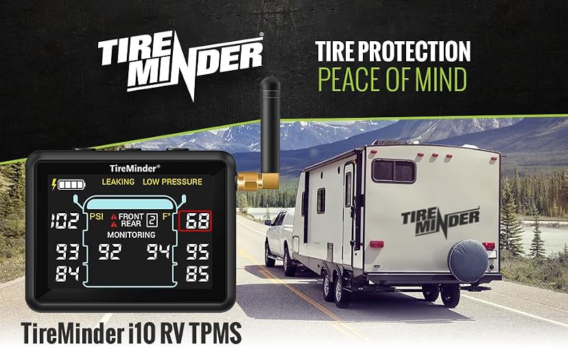 TireMinder i10 RV TPMS with 4 Transmitters — image 1