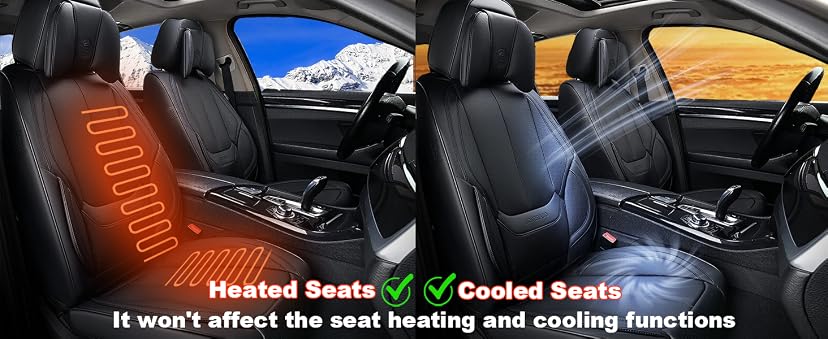 Coverado Car Seat Covers Nappa Leather Full Set — image 10