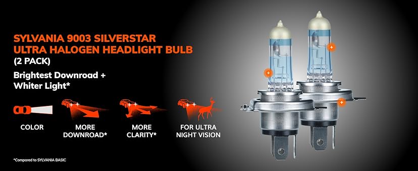 SYLVANIA SilverStar Ultra 9003 Headlight Bulb — image 2