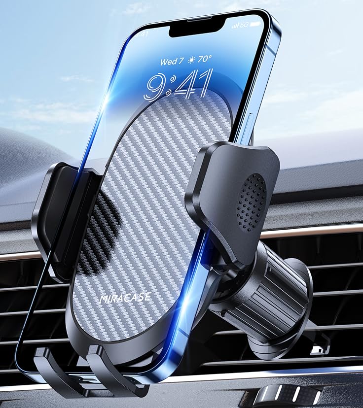 Miracase Phone Holder for Car with Metal Hook Clip, Air Vent Cell Phone Mount — image 10