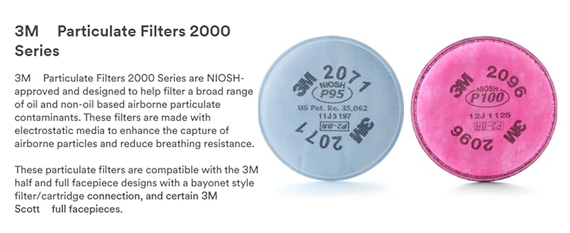 3M 60921 Organic Vapor / P100 Respirator Cartridge (1 Pair) — image 4