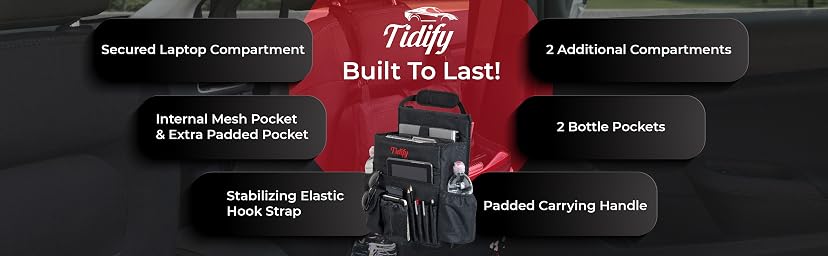 Tidify Car Front Seat Organizer — image 3