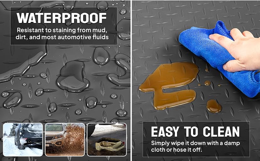 TUFFIOM 7.5 x 17 FT Garage Floor Mat — image 9
