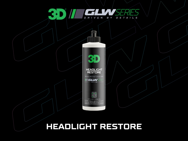 3D Car Care GLW Series Headlight Restore, 2-Step Kit — image 1