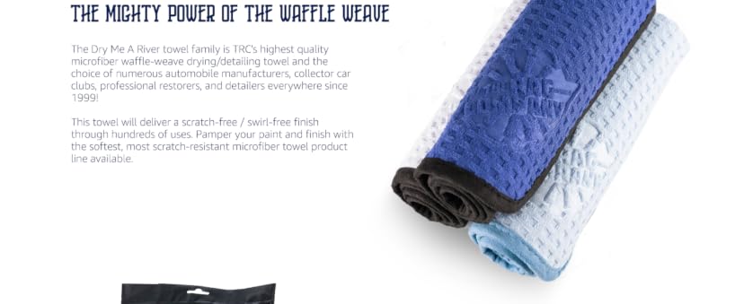 The Rag Company Dry Me A River Waffle-Weave Drying Towel — image 3