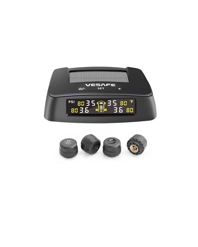 VESAFE Wireless Tire Pressure Monitoring System with Full-Color Real-Time Display — image 12