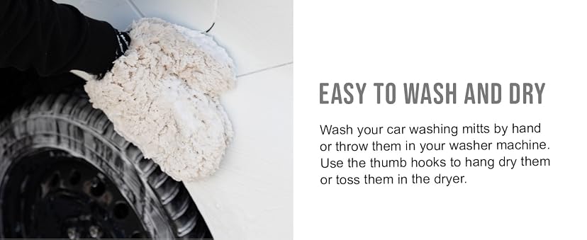 Maxshine Ultra-Plush Microfiber Car Wash Mitt with Thumb — image 6