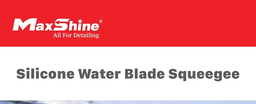 Maxshine Silicone Water Blade (Transparent) — image 1