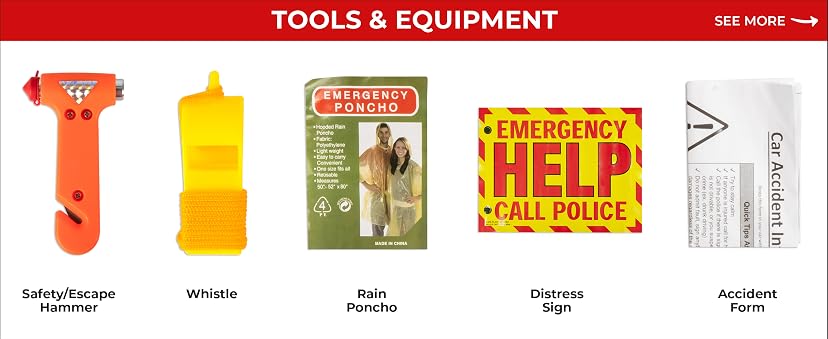 Thrive Car Emergency Kit & Roadside Emergency Car Kit · 104-Piece Set — image 9