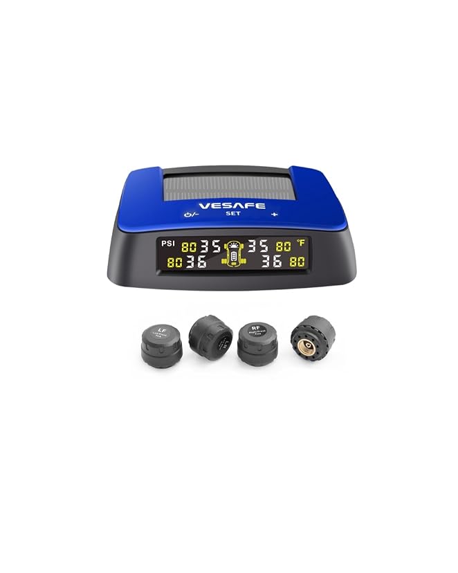 VESAFE Wireless Tire Pressure Monitoring System with Full-Color Real-Time Display — image 10