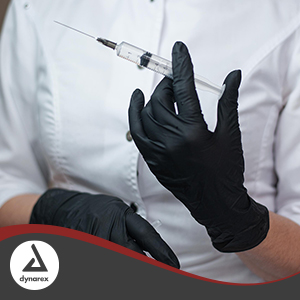 Dynarex Safe-Touch Black Nitrile Exam Gloves — image 6
