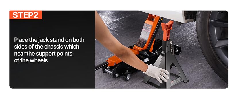 VEVOR 6 Ton Jack Stands (13,000 lbs) Double Locking — image 7