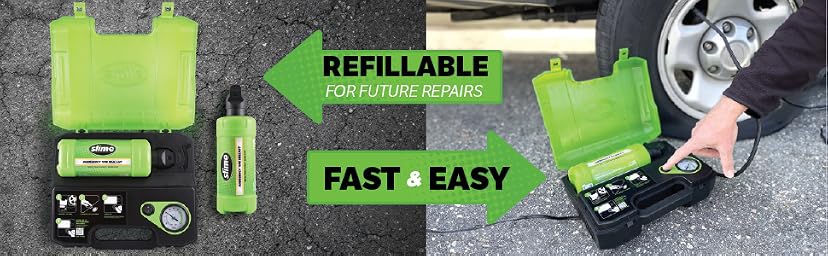 Slime 50158 Smart Spair Ultra Flat Tire Repair Kit — image 3