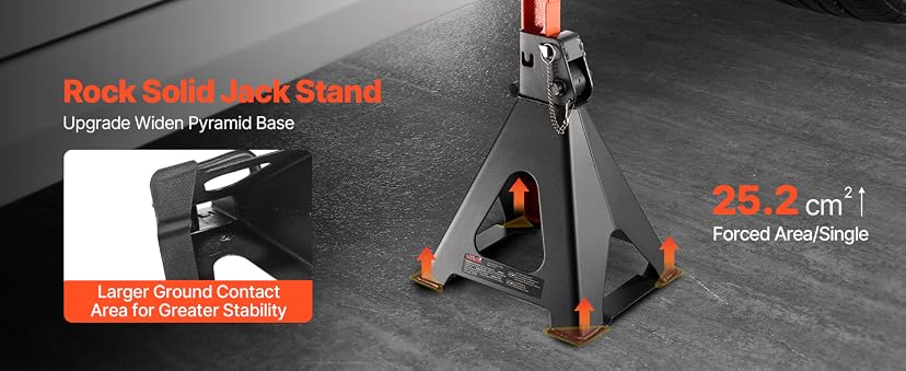 VEVOR 6 Ton Jack Stands (13,000 lbs) Double Locking — image 4