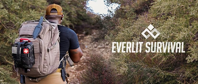 Everlit 250 Pieces Survival First Aid Kit IFAK EMT Molle Pouch — image 1