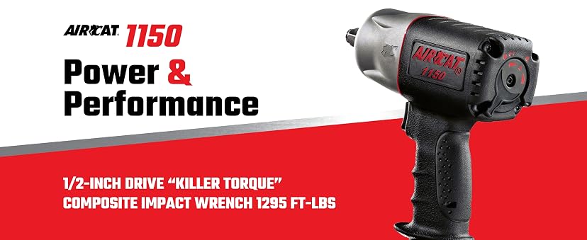 AIRCAT AIRCAT 1150 Killer Torque 1/2" Pneumatic Impact Wrench — image 2
