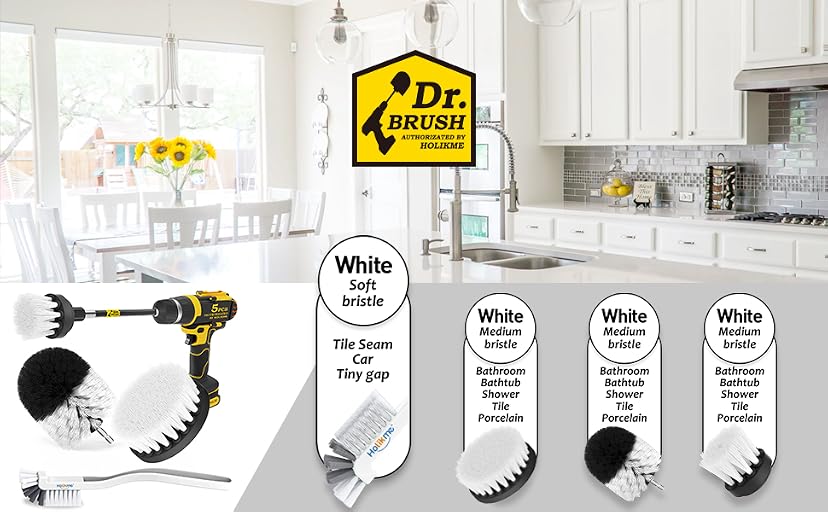 Holikme 5-Pack Drill Brush Attachments Set — image 1