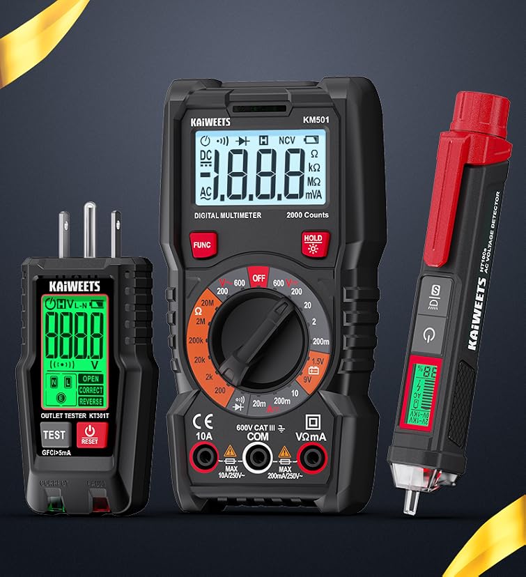 KAIWEETS HT118A Digital Multimeter TRMS 6000 Counts — image 12